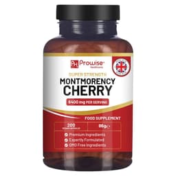 image-Montmorency Cherry 6400mg - 200 Tart Cherry Capsules - Natural Tart Cherry Extract Supplement for Men & Women