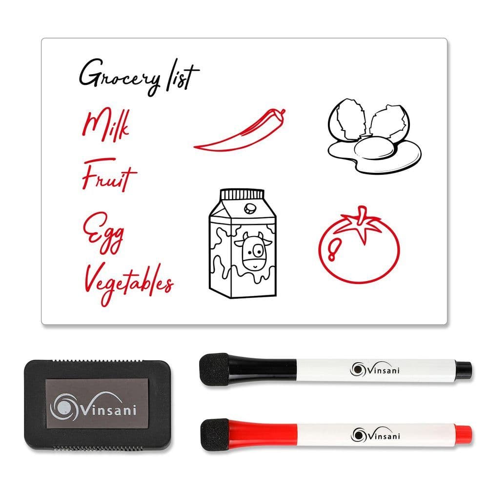 image-A5 Magnetic Memo Notes Whiteboard for Home Office Task
