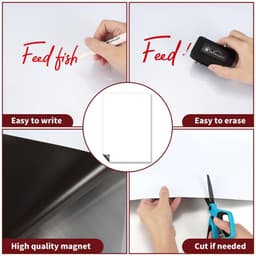 image-A5 Magnetic Memo Notes Whiteboard for Home Office Task