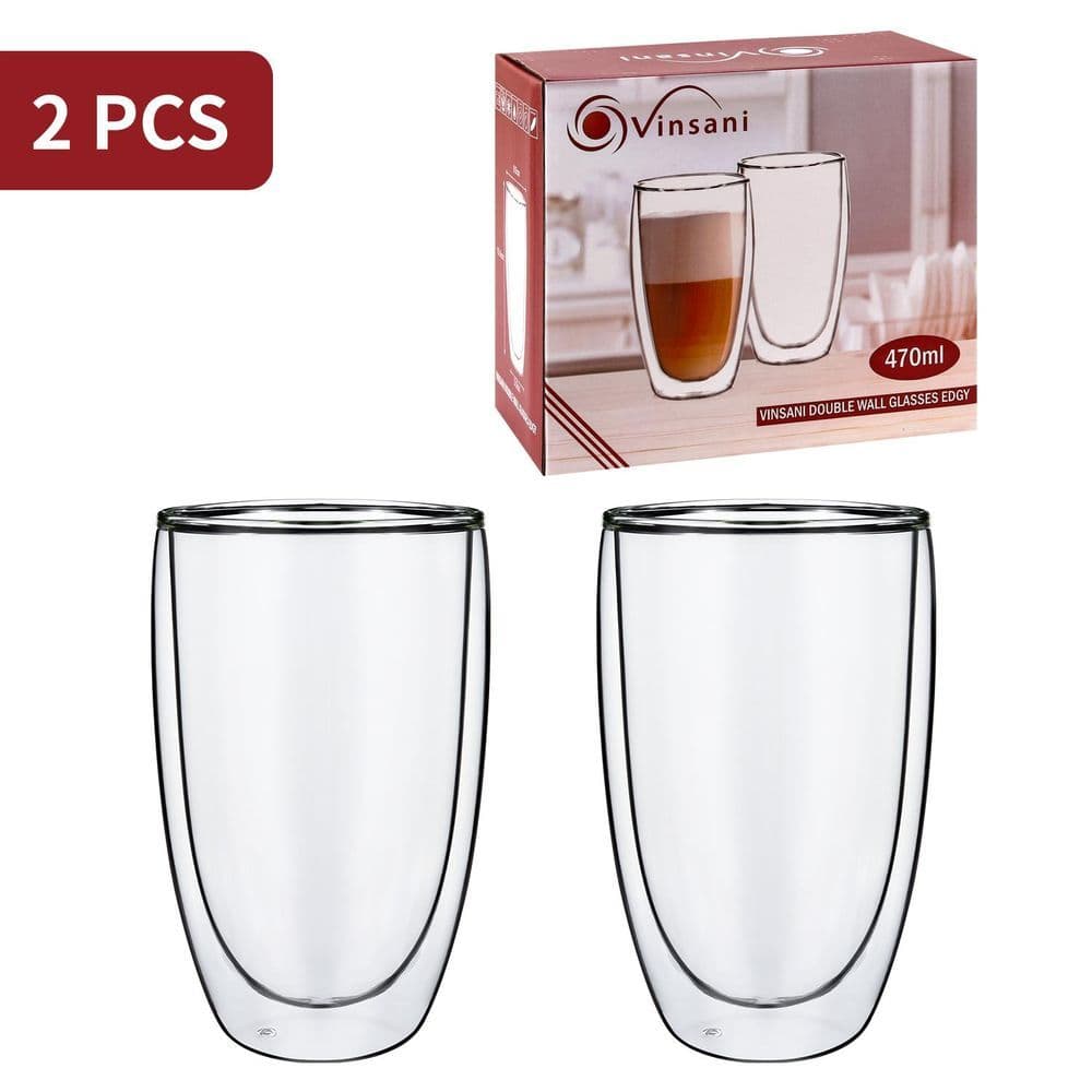 image-Double Wall Glasses Edgy Barware