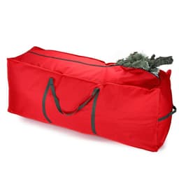 image-7ft/9ft Christmas Xmas Tree Decoration Storage Bag RED 124 x 30 x 50 cm
