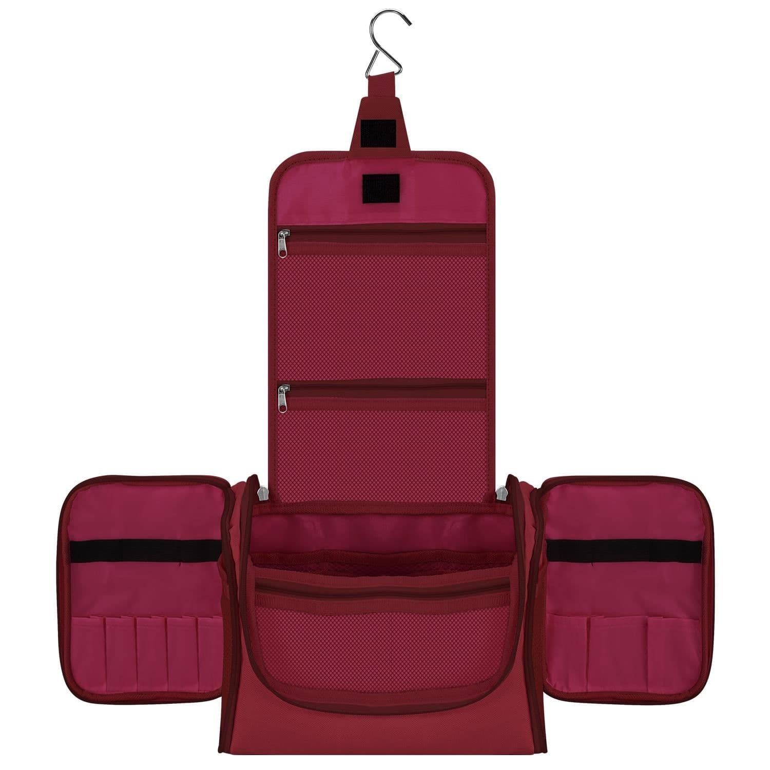 image-Toiletry Bag Bathroom Travel Makeup Toiletries Organiser – Hot Pink