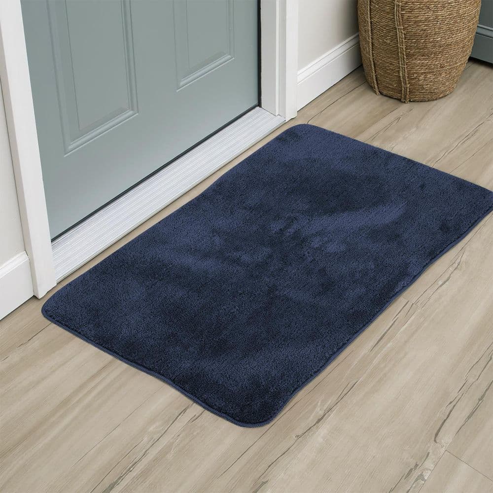 image-BATH MAT 60X90cm NAVY 1010168