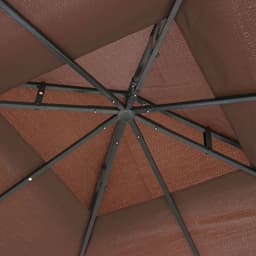 image-3x3m Gazebo Marquee Metal Party Tent Canopy Pavillion Steel Frame