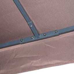 image-3x3m Gazebo Marquee Metal Party Tent Canopy Pavillion Steel Frame