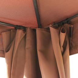 image-3x4m Metal Gazebo Marquee Patio Canopy Shelter with Sidewalls Pavilion