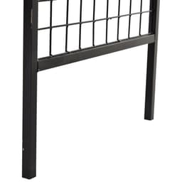 image-Steel Frame Outdoor Garden Arch w/ 2-Seater Bench Flower Climber Black