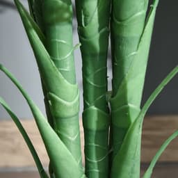 image-Artificial Palm Tree 18 Leaves with Nursery Pot, Fake Tropical Tree 125cm