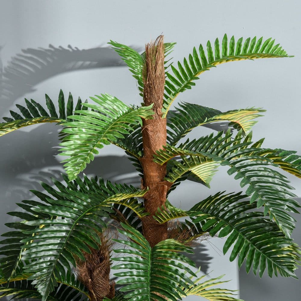 image-Artificial Fern Tree 36 Leaves with Nursery Pot, Fake Plant 150cm