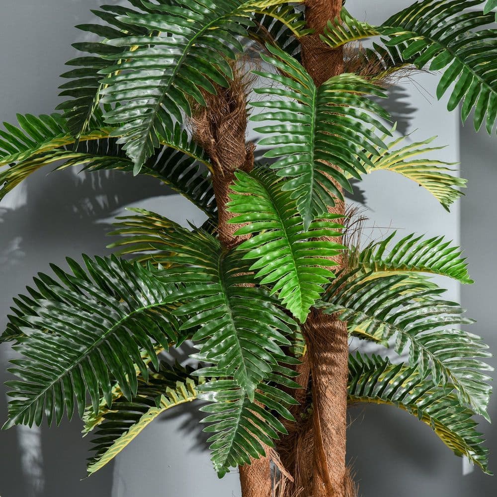 image-Artificial Fern Tree 36 Leaves with Nursery Pot, Fake Plant 150cm