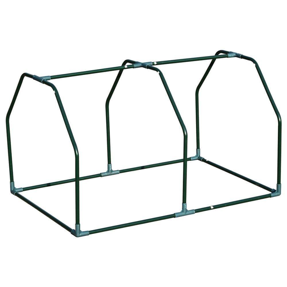 image-99x71x60cm Mini PVC Cover Steel Frame Greenhouse White