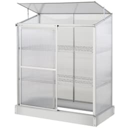 image-3 Tier Greenhouse Garden Cold Frame Plant Flower Growth 129.5L x 58W x 140H cm