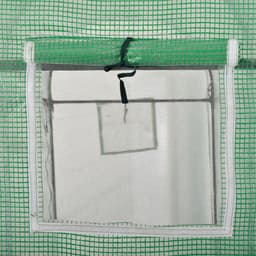 image-Plant Tomato Growth Greenhouse Double Doors & 4 Windows 3Lx1Wx2Hm