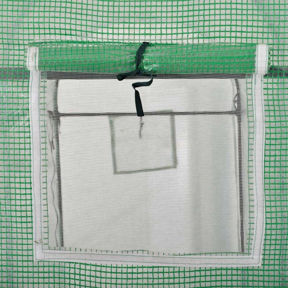 image-Plant Tomato Growth Greenhouse Double Doors & 4 Windows 3Lx1Wx2Hm
