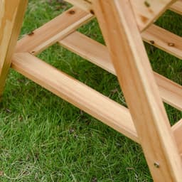image-Free Standing Wooden Planter Garden Raised Bed with Storage Shelf Plates