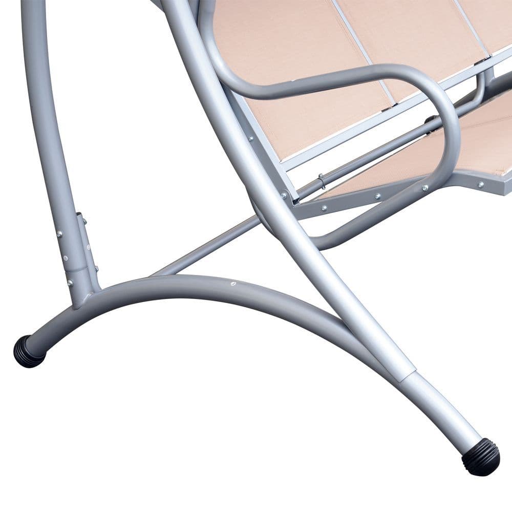 image-Garden Swing Chair, 3-Seater-Beige