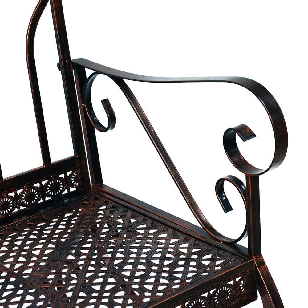image-Iron Rocking Chair-Bronze