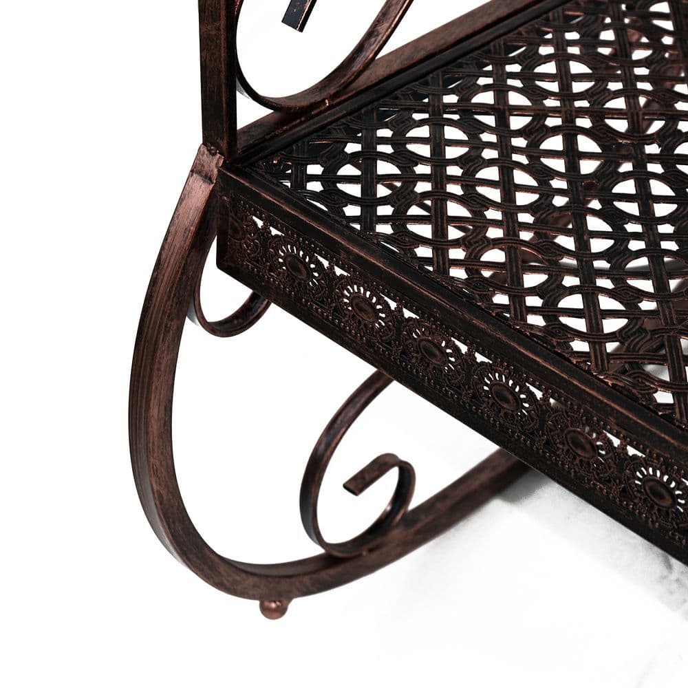image-Iron Rocking Chair-Bronze