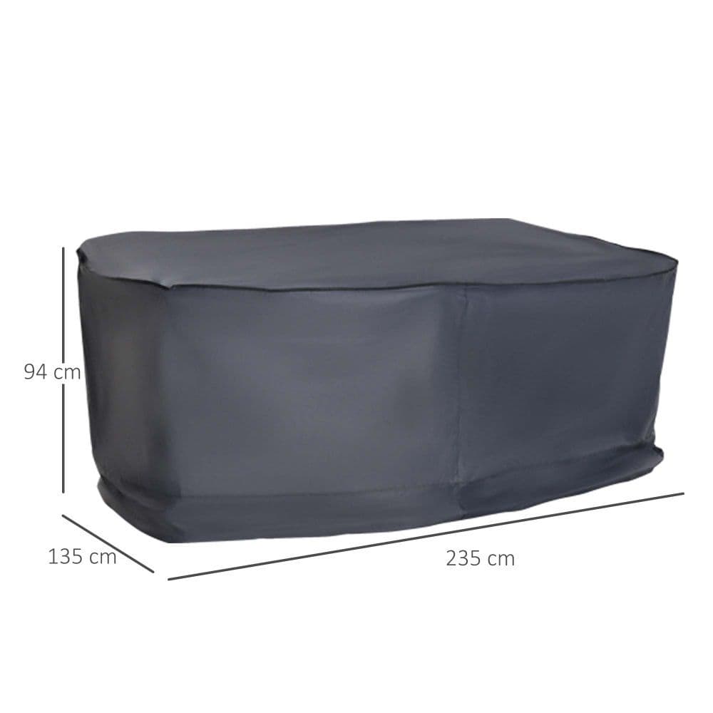 image-Garden 2-3 Seater Sofa Cover Furniture Water Resistant All-weather Grey