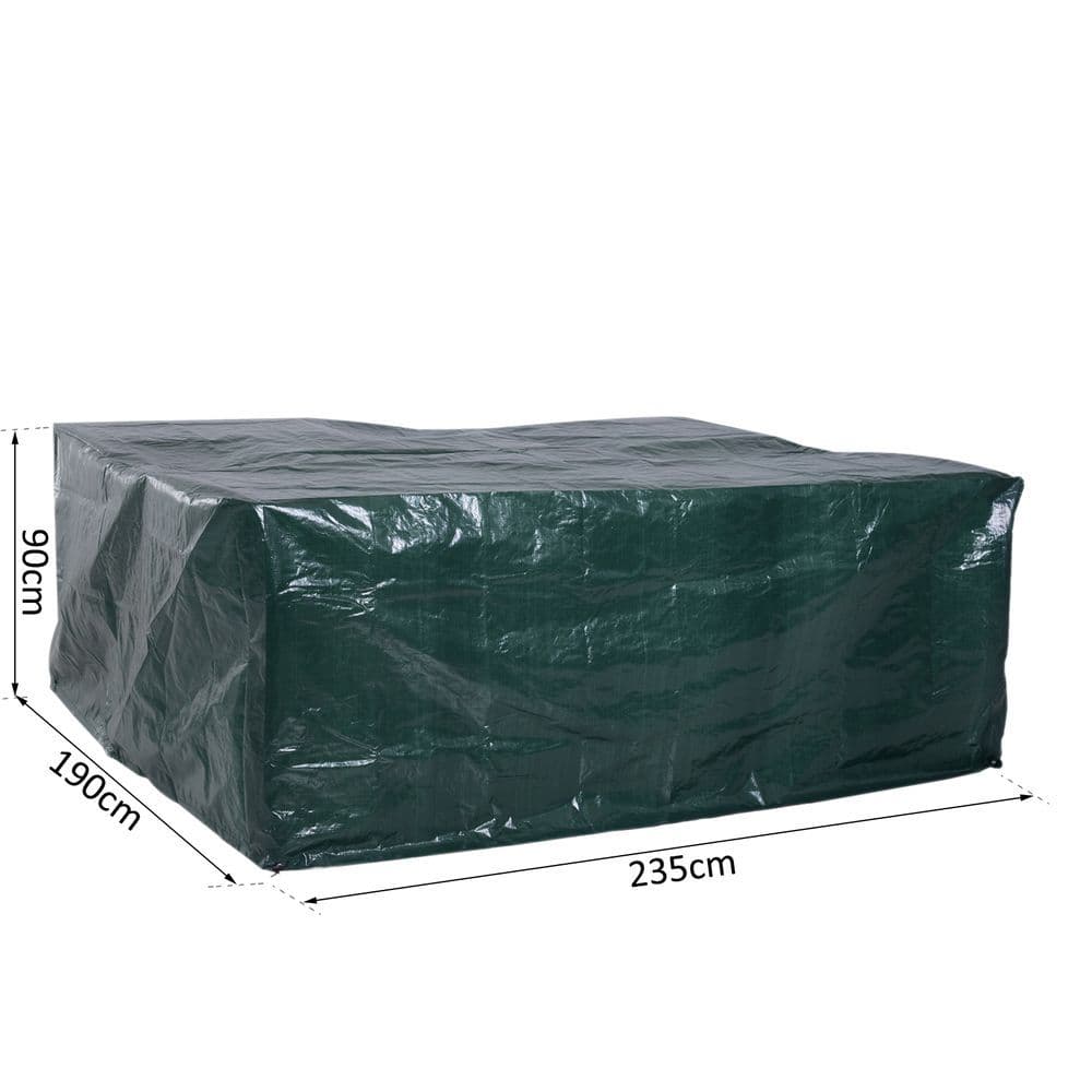 image-Large Patio Set Cover Outdoor Garden Furniture Cover Waterproof