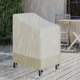 image-Waterproof Garden Wicker Chairs Cover Patio Seat Protector L70*W90*H115cm