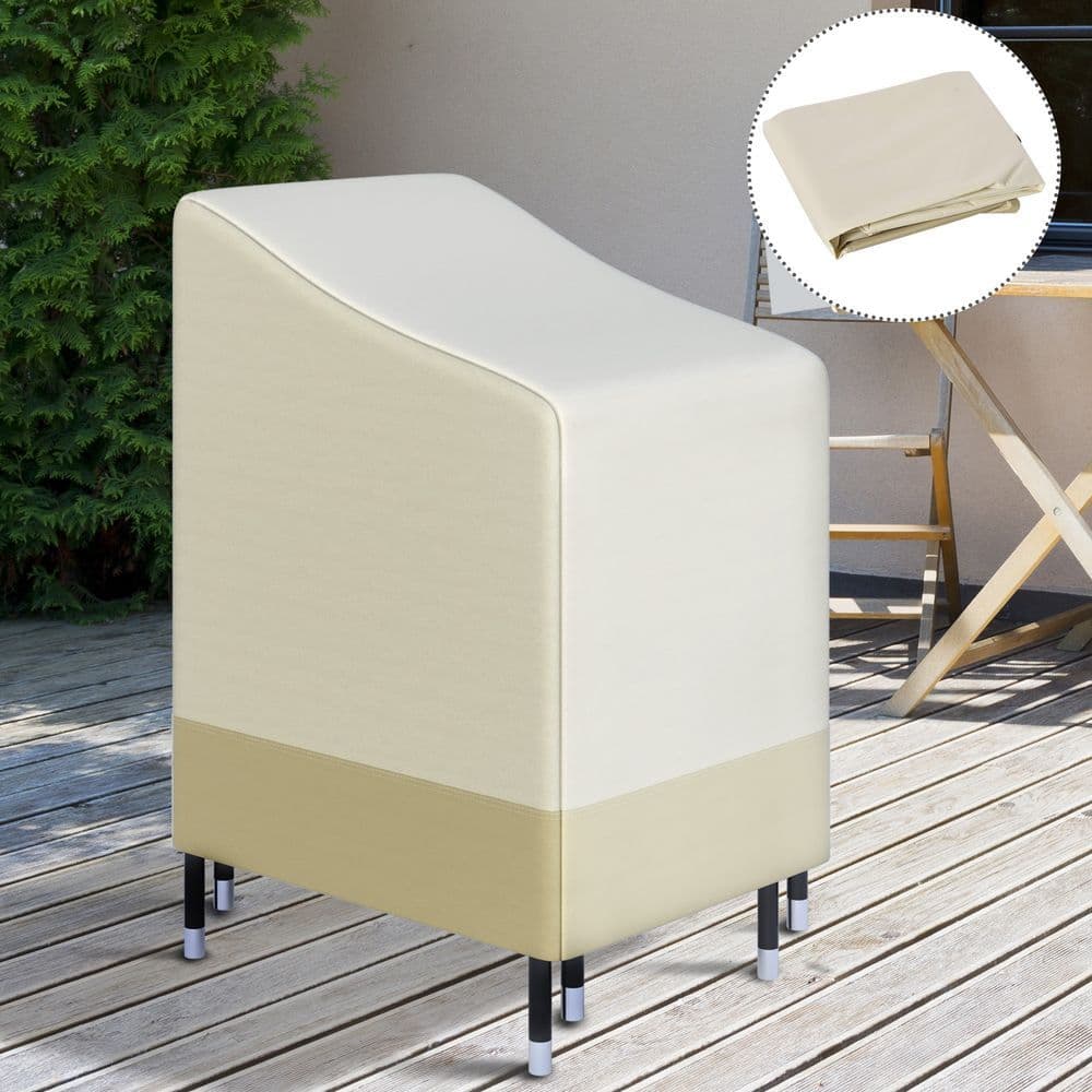 image-Waterproof Garden Wicker Chairs Cover Patio Seat Protector L70*W90*H115cm