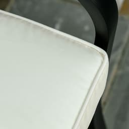 image-Bench Cushion 2 Seater Loveseat Seat Pad Swing Furniture Cream White