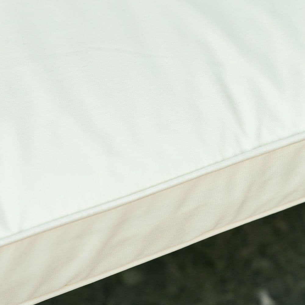 image-Bench Cushion 2 Seater Loveseat Seat Pad Swing Furniture Cream White