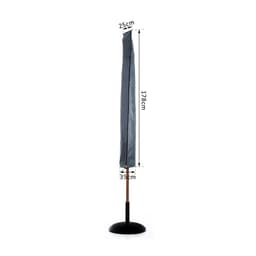 image-Garden Offset Umbrella Parasol Waterproof Cover-Grey