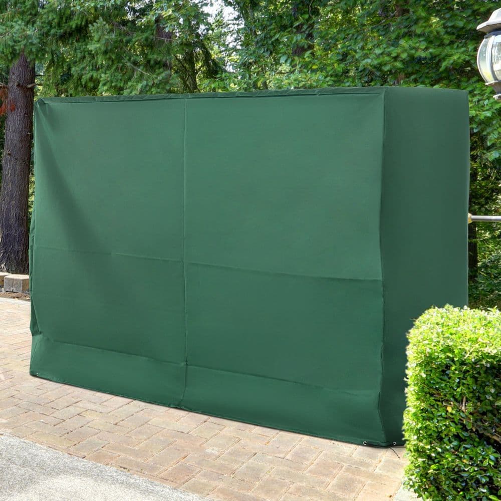 image-230x315cm 3-Seat Swing Chair Cover Water UV Resistant Oxford Fabric Rattan Green