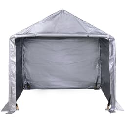 image-2m x 2m Outdoor Galvanized Steel Carport Canopy Grey