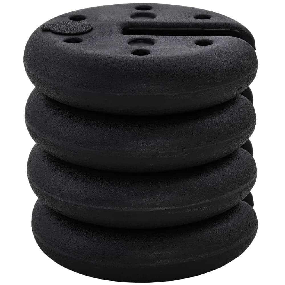 image-Set of 4 Gazebo Tent Canopy Weight Sand Fillable Strong Plastic Durable