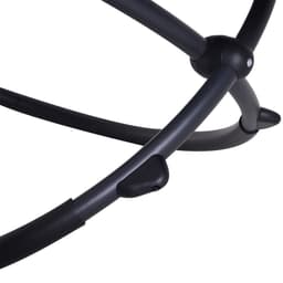 image-Orbital Sun Lounger Rocking Chair Outdoor Zero Gravity Folding w/ Pillow Black