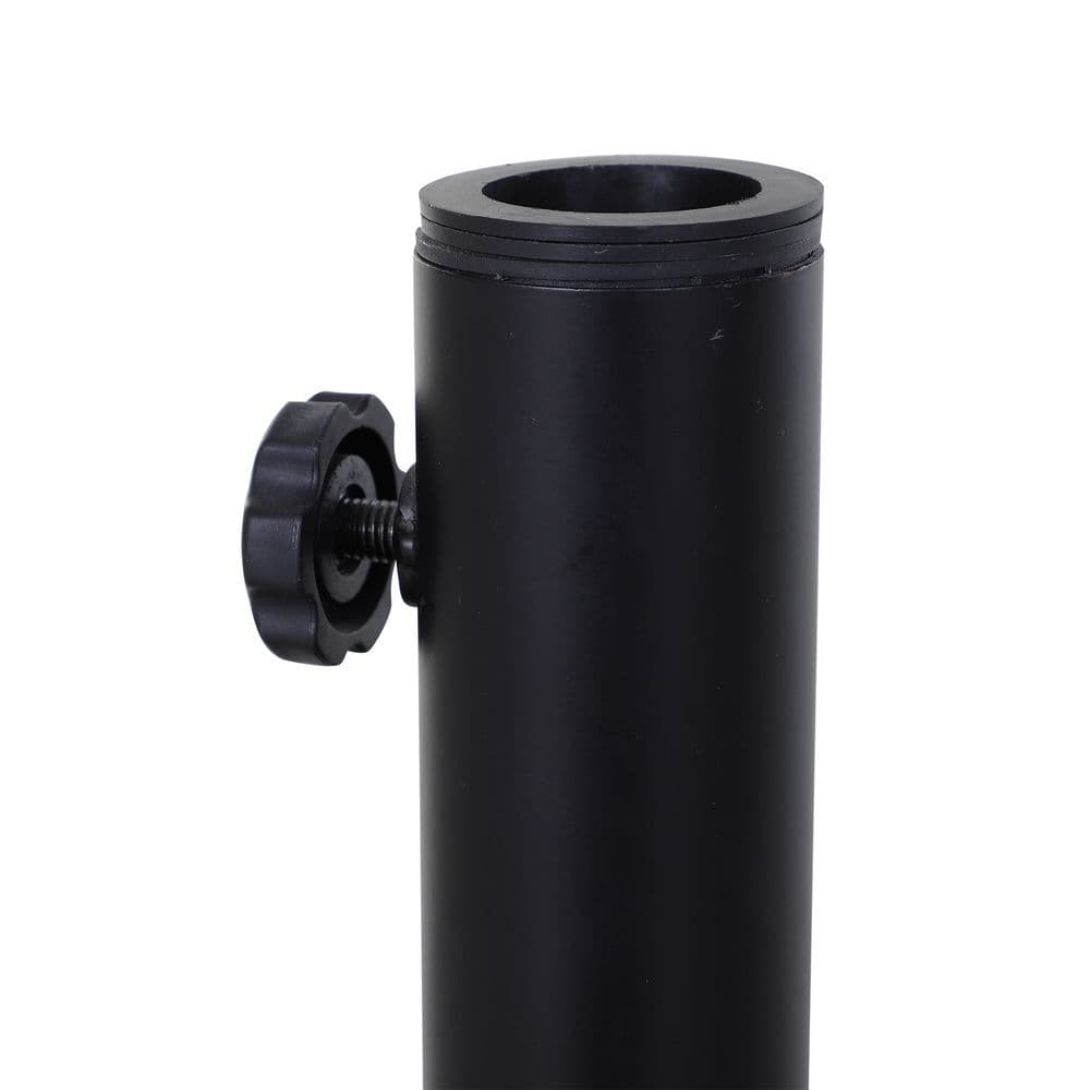 image-Steel Heavy Duty Adjustable Parasol Base Black