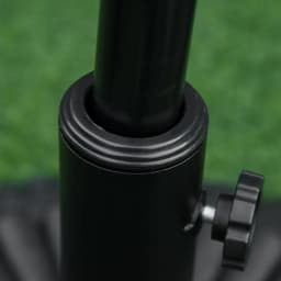 image-Cement Outdoor Garden Round Parasol Base Black