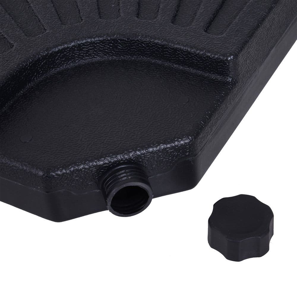 image-4Pc Portable Umbrella Base Parasol Stand Weights Holder Sand Water Filled