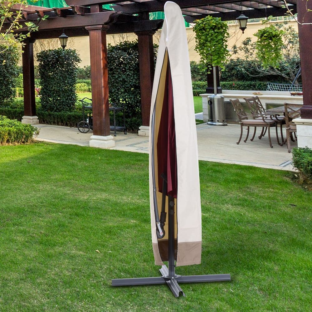 image-Outdoor Parasol Cover Umbrella Garden Furniture Protection Wind Rain