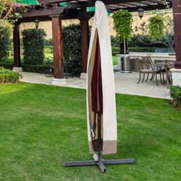 image-Outdoor Parasol Cover Umbrella Garden Furniture Protection Wind Rain