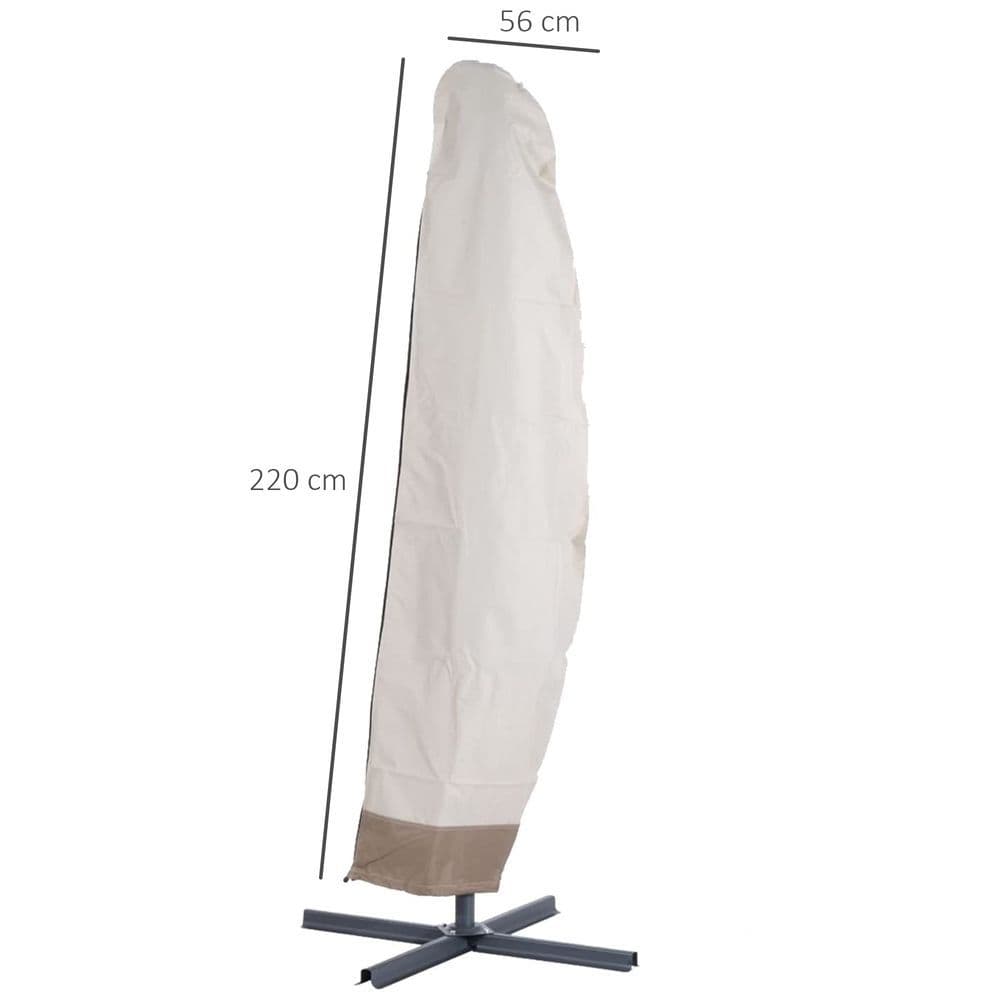 image-Outdoor Parasol Cover Umbrella Garden Furniture Protection Wind Rain