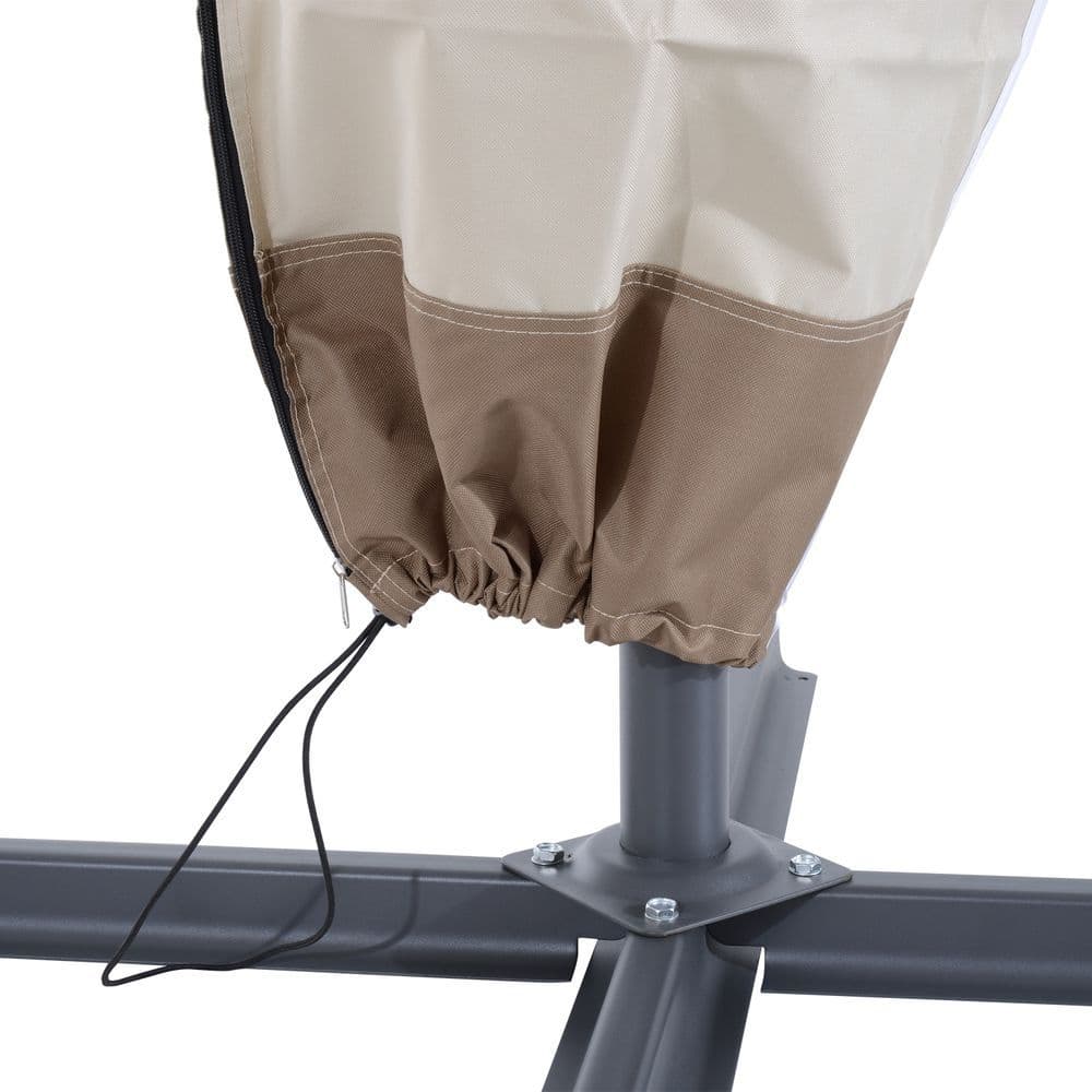 image-Outdoor Parasol Cover Umbrella Garden Furniture Protection Wind Rain