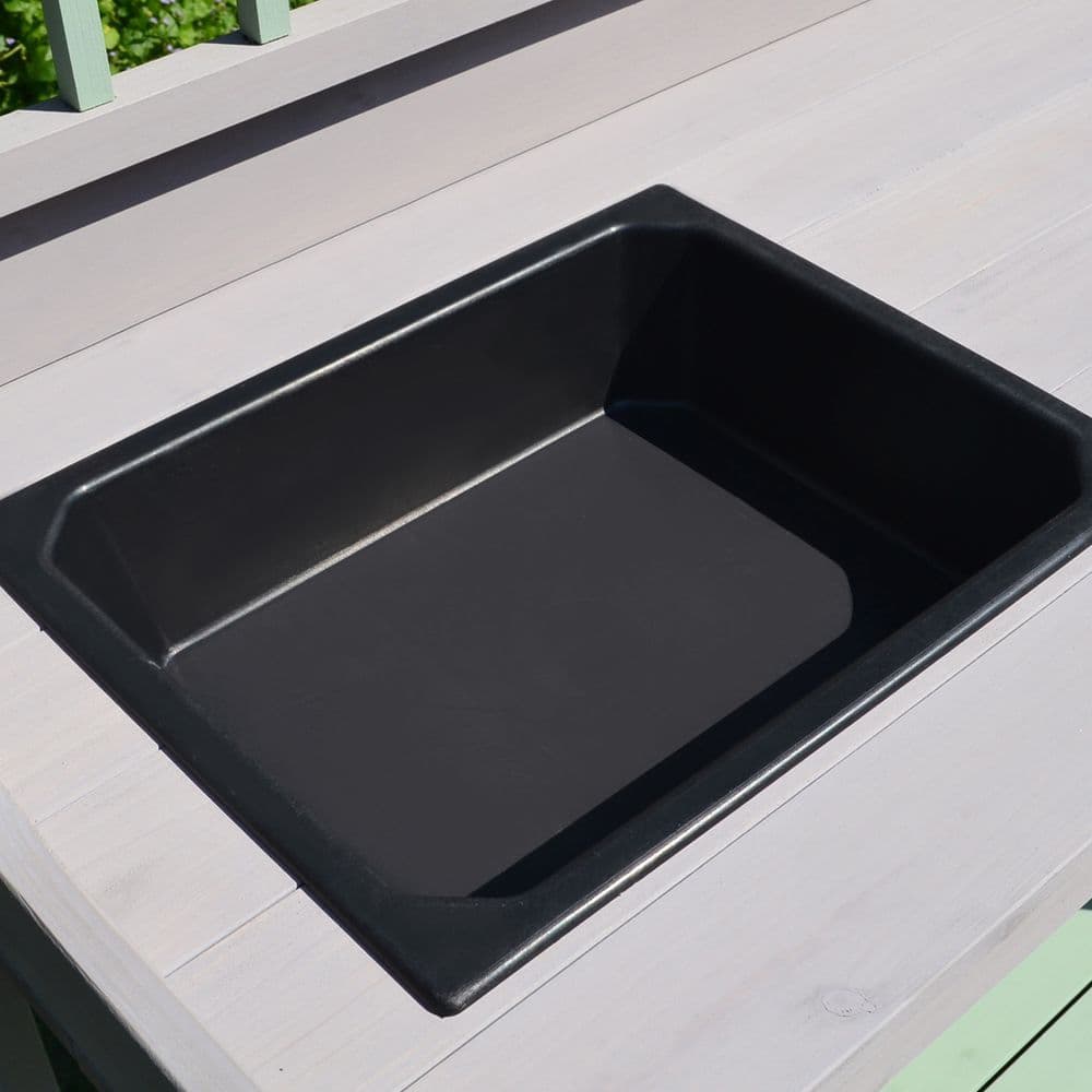 image-Outdoor Wooden Potting Table Bench Workstation Planting Shelves