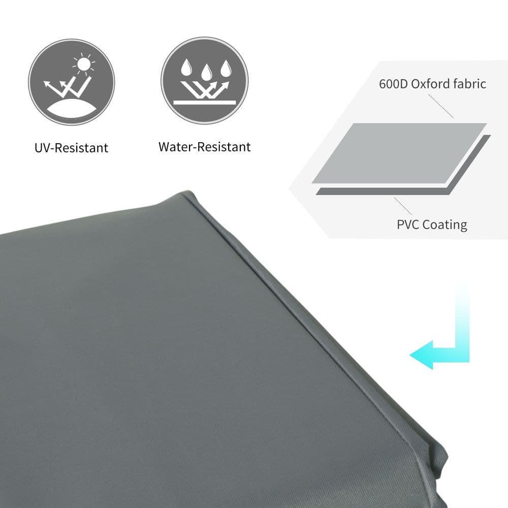 image-190x72cm Furniture Table Chair Sofa Set Cover Water UV Resistant Protection 600D