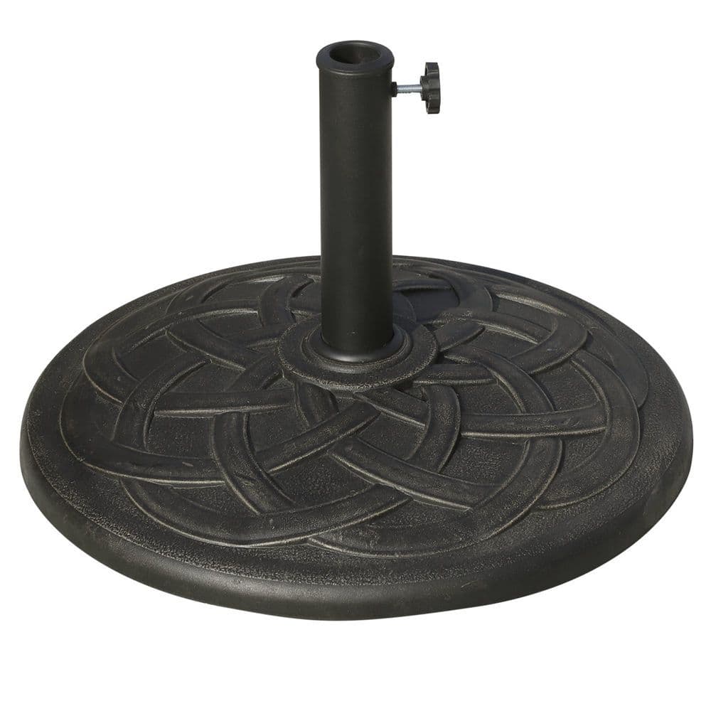 image-Umbrella Base for ?38mm and ?48mm Poles, Resin-Bronze
