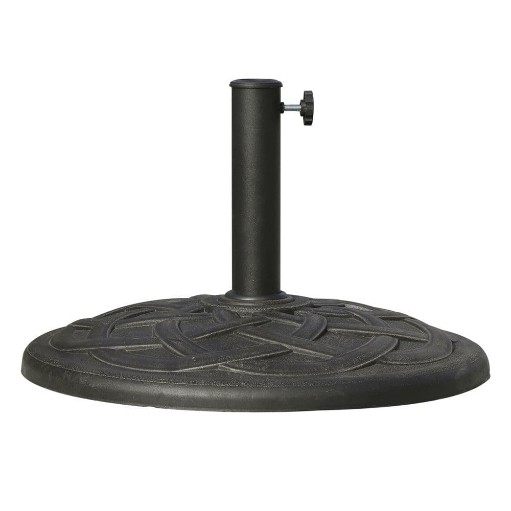 image-Umbrella Base for ?38mm and ?48mm Poles, Resin-Bronze