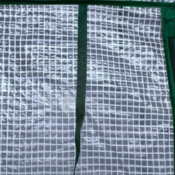 image-Walk in Garden Greenhouse with Shelves Steeple 186Lx120Wx190Hcm White