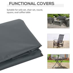 image-200x86cm Outdoor & Garden Furniture Table Chair Sofa Set Cover Water Resistant