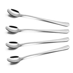 image-8 Piece Long Handle Stainless Steel Latte Spoon Silverware Flatware Home Use Tableware Dinnerware Set