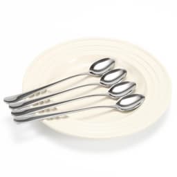 image-8 Piece Long Handle Stainless Steel Latte Spoon Silverware Flatware Home Use Tableware Dinnerware Set