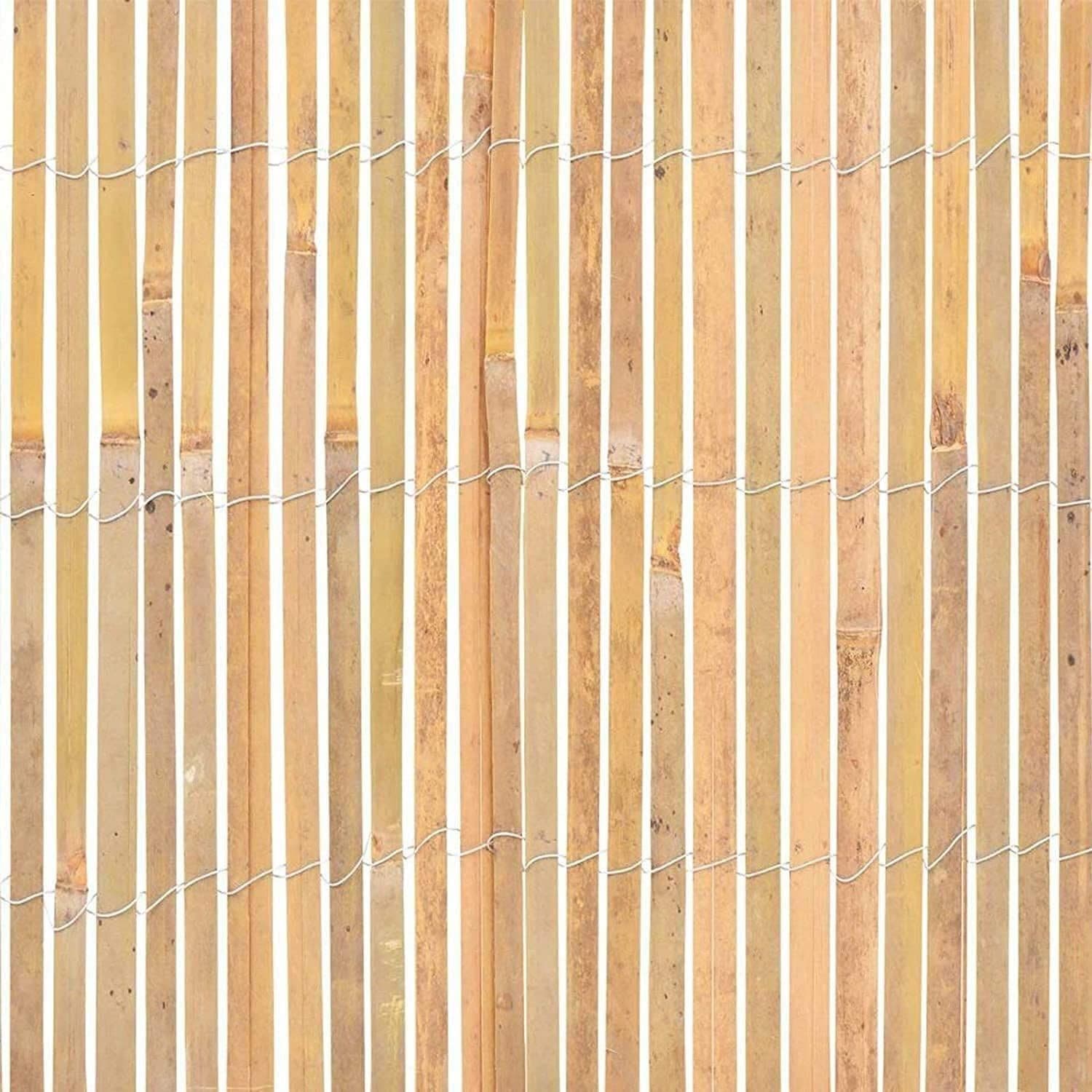 image-Natural Reed Fencing Garden Screening - 1.8m x 4m Roll