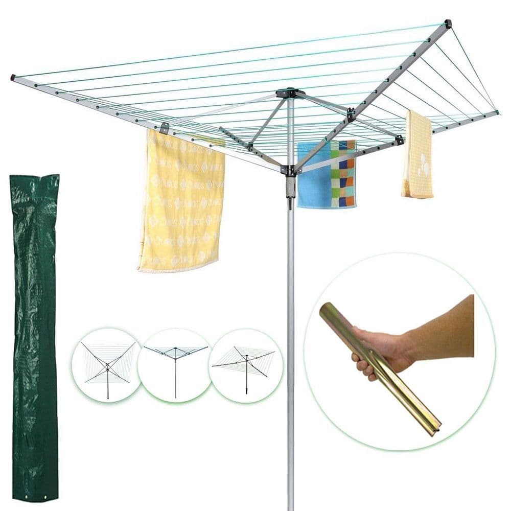 image-60M Rotary Airer Dryer Cover Metal Spike